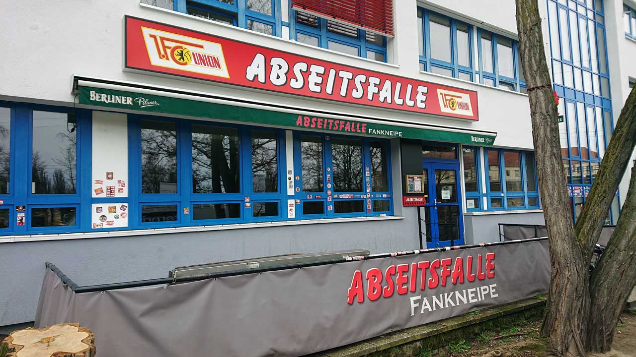 Abseitsfalle - Union Berlin Fankneipe in Köpenick